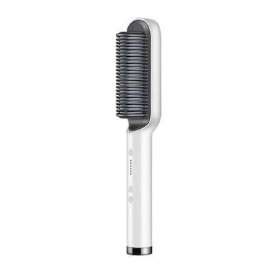 Hair brush hot air comb straightening dryer styler air hot air brush flat iron hair straightener brush KENNRICK