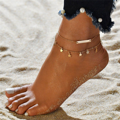 Fine Sexy Anklet Ankle Bracelet Cheville Barefoot Sandals Foot Jewelry Leg Chain On Foot Pulsera Tobillo For Women Halhal KENNRICK