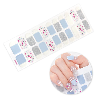 New Year Nail Stickers Snowflate 3D Manicure Decals Self Adhesive Nail Polish Stickers for Nail Art Decorations Christmas KENNRICK