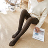 Winter Woman Pantyhose Translucent Wool Sock Pants Winter Stocking Fleece Lined Tights Thermal Pants Legging Fake Leggings KENNRICK