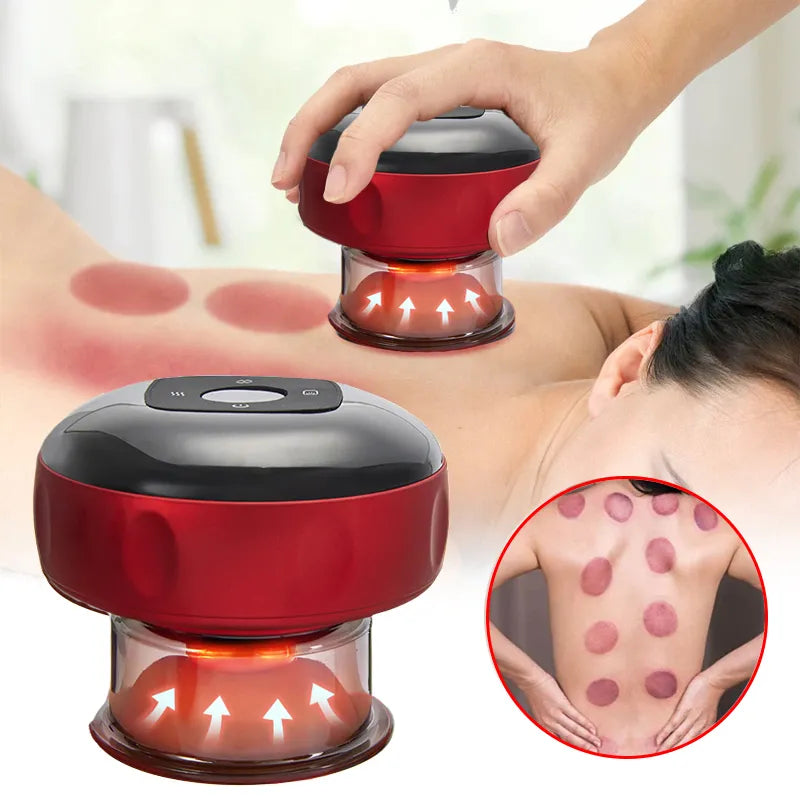Electric Vacuum Cupping Massage Body Cups Anti-Cellulite Therapy Massager for Body Electric Guasha Scraping Fat Burning Slimming KENNRICK