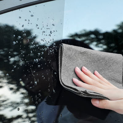 2/5PCS Thickened Magic Cleaning Cloth No Watermark Glass Wiping Cloth Reusable Window Glass Cleaning Cloth rag Kitchen Towel KENNRICK
