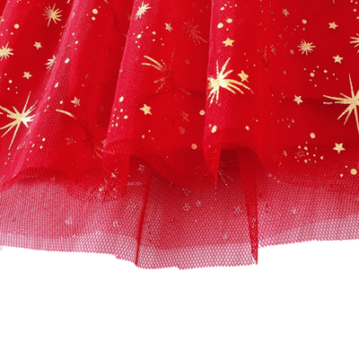 Baby Girls Dress Red Deer Sequins Long Sleeve O-neck Letter Ruffle High Waist Fall Christmas Dress+ Headband  Tutu Party Dresses KENNRICK