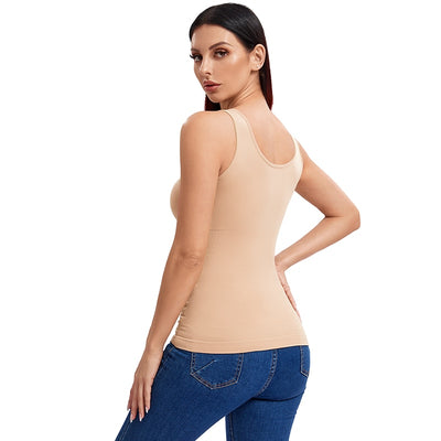 Women’s Shapewear Cami Shapewear Tank Tops For Women Cami Shaper with Built in Bra Tummy Control Body Shaper Slimming Camisole KENNRICK