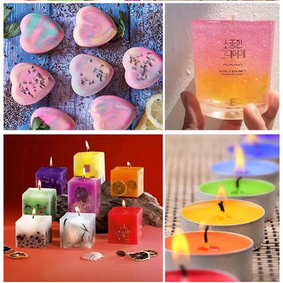 20 Colors Candle Dyes Pigment Aromatherapy Liquid Colorant Pigment DIY Candle Mold Soap Coloring Handmade Crafts Resin Pigment KENNRICK