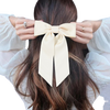 Ribbon Bow Hair Clip Black Bows Hairpins Elegant Barrette Bowknot Hair Accessories KENNRICK