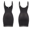 Women&#39;s Full Slip Shapewear Dress Bodysuits Lingerie with Lace Firm Control Open Bust Waist Cinchers Body Shaper Dresses KENNRICK