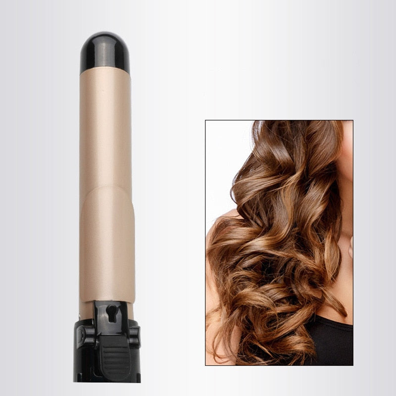 SONOFLY 28mm 32mm Electricity Hair Curler Automatic Rotation Hair Curl Irons With LCD  Temperature Control 100℃ To 230℃ JF-192 KENNRICK