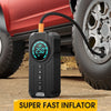 BUWEI Car Jump Starter Air Pump Multi-function Air Compressor Convenient Tire Inflator Portable Battery Starter With EVA Bag KENNRICK