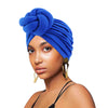 New African Turban for Women Large Flower Stretch Turban Headwrap Beanie Hat Ladies Turbante Mujer Bandanas Chemo Cap Head Cover KENNRICK