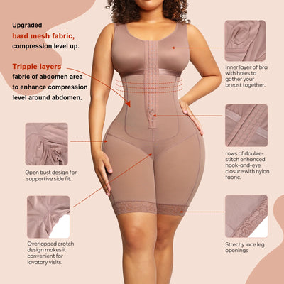 Fajas Colombianas Stage 2 For Women Postpartum Girdle BBL Postoperative Bodysuit Shapewear Fajas Corset Slimming Body Shaper KENNRICK