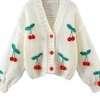 Women Sweater Handmade Flower Sweater KENNRICK