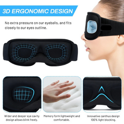 3D Sleep Natural Sleeping  Breathable Eye Mask KENNRICK