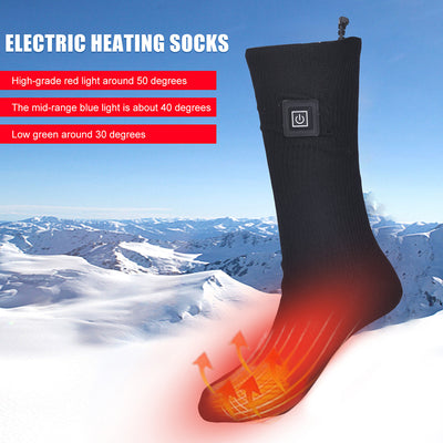 Men Women Rechargeable Electric Heating Thermal Socks KENNRICK