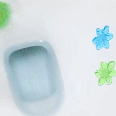 Air Freshener Toilet Bowl Cleaner Flower Gel Aromatic Deodorant