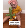 Dancing Cactus Repeat Talk Song Speaker Wriggle Dancing Baby Adult Toy