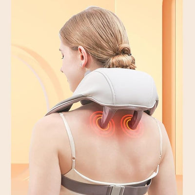 Electric Neck Back Massager Wireless Shoulder Kneading Massage KENNRICK