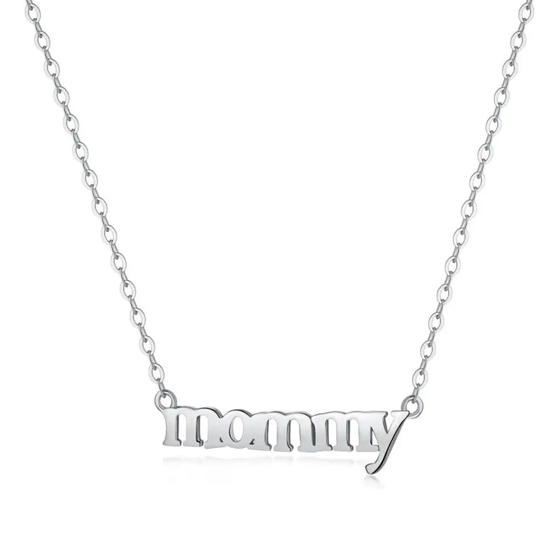 Cubic 925 Zirconia Mother's 18K Gold Necklaces