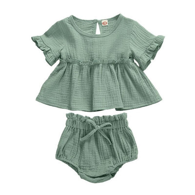Copy of Baby Girls Sleeveless Casual Outfits Set KENNRICK
