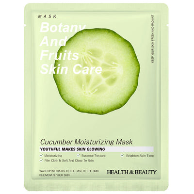 10pcs BIOAQUA Fresh Fruits Face Masks Centella Cucumber Aloe Vera Facial Mask Moisturizing Hydrating Facial Skin Care for Beauty KENNRICK