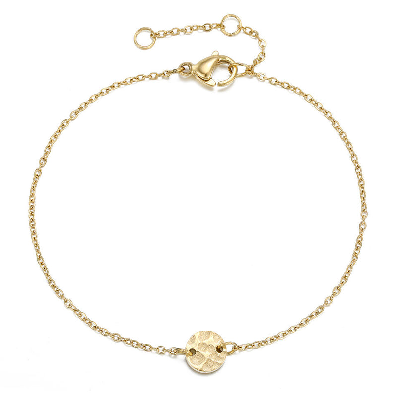 Charms 14k Gold Moon Bracelets
