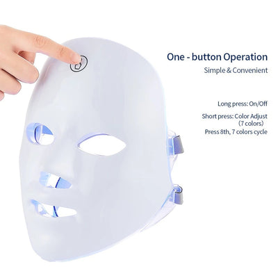 Facial LED Therapy Beauty Mask Skin Rejuvenation Face Lifting Whitening Beauty Device KENNRICK