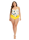 Copy of Plus Size Swimsuit Bust Ruffled Floral Swimwear Bikini KENNRICK