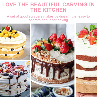 Cookie Pastry Scraper Cake Butter Spatula Multi Purpose DIY Baking Tools KENNRICK