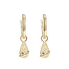 Copy of 18k gold Big hoop earrings 18k gold plated KENNRICK