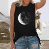 Moon Funny Sleeveless Vintage T-shirt KENNRICK
