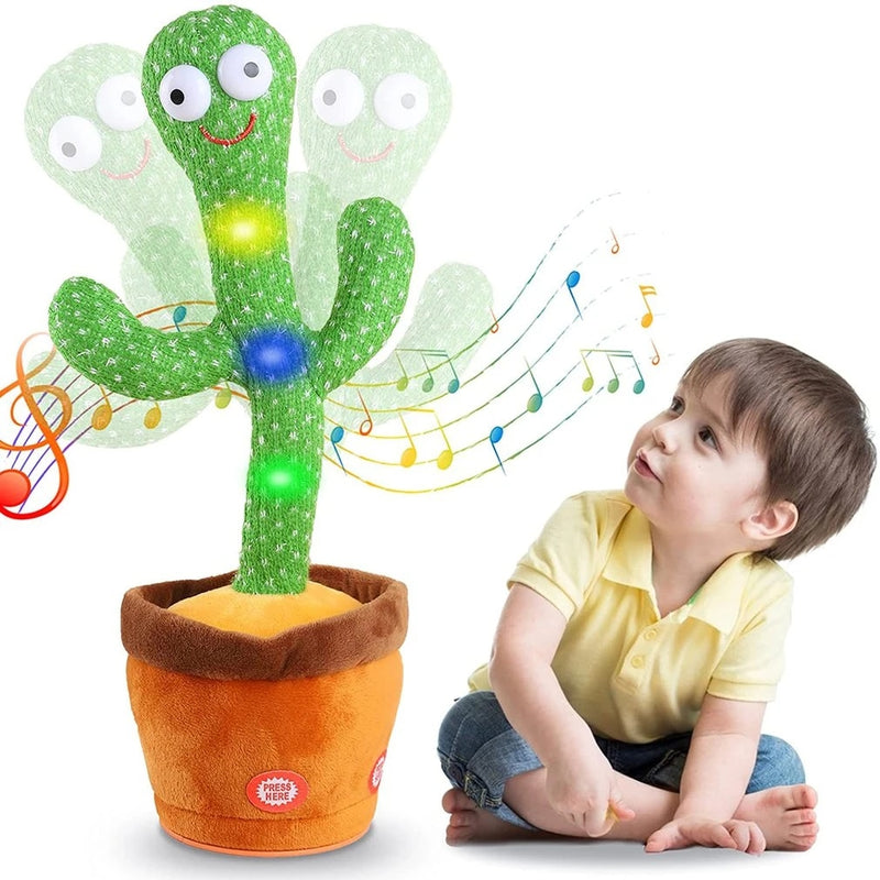 Dancing Cactus Repeat Talk Song Speaker Wriggle Dancing Baby Adult Toy KENNRICK