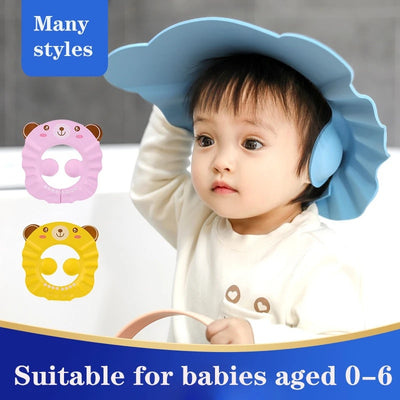 Baby Shower Soft Cap Adjustable Hair Wash Hat Protection KENNRICK