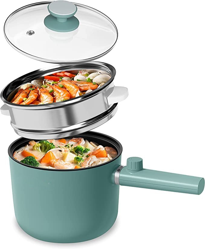 Multifunctional Dormitory Electric Hot Pot Electric Cooker Travel Home Small Power Food Hot Pot Rice Cooker KENNRICK