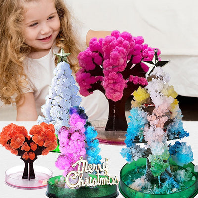Growing Crystal Tree Paper Tree Kit Crystal Growing Tree Toys Children's Gifts Xmas Birthday Gift KENNRICK