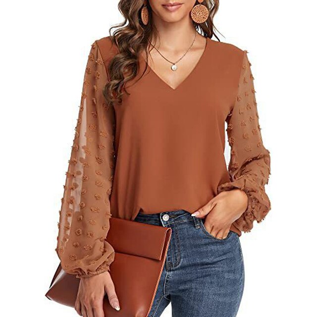 Copy of Hollow-out Casual Long Sleeve Tops KENNRICK