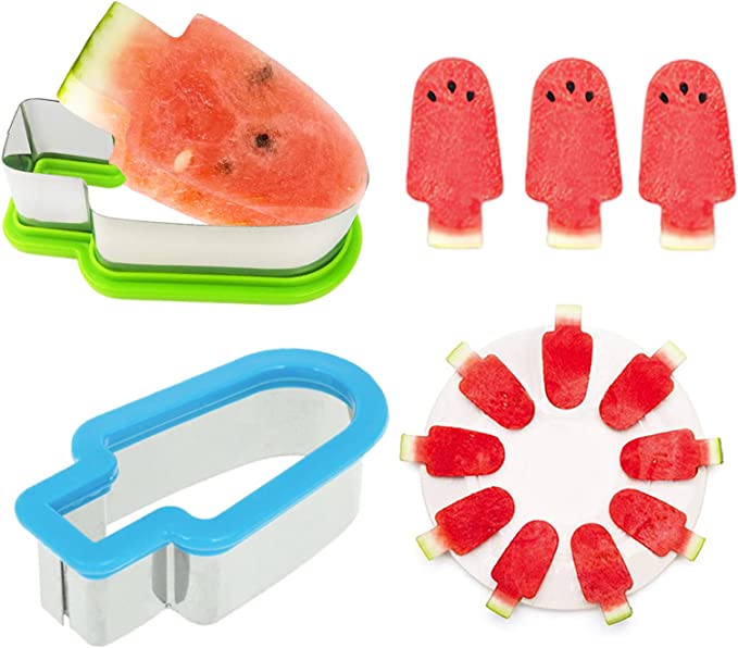 Watermelon Cutting Mold Cute Popsicle Shape  Cutter Kitchen Gadgets KENNRICK