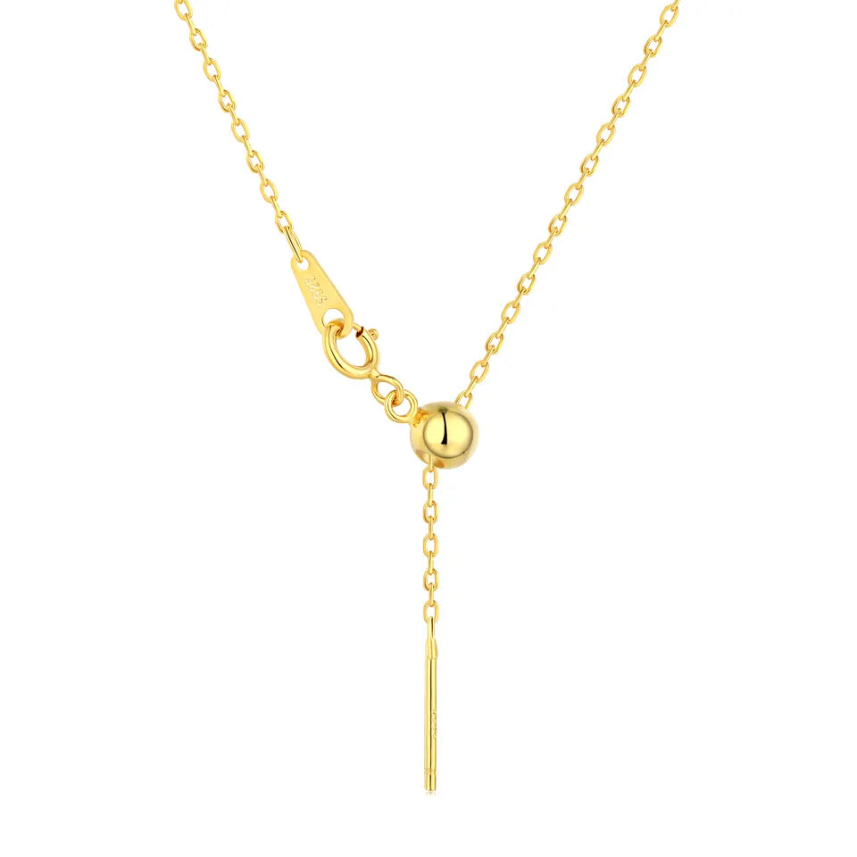925 Plated 18K Gold Zirconia Necklaces