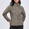 2022 Women&#39;s Winter Warm Faux Fur Coat Zipper Plush Hooded Cardigan Loose Jacket Plus Size Hood Sweat-shirt Outwear Overcoat HESAXY