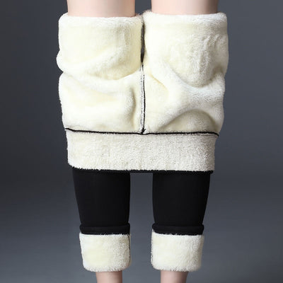 Thicken Leggings Warm Fleece Pants Thermal High Waist Leggings Pants KENNRICK