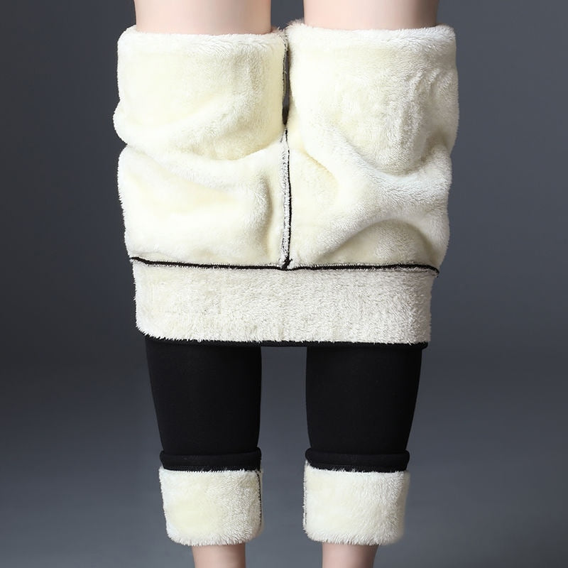 Warm Fleece Thermal Leggings Pants KENNRICK
