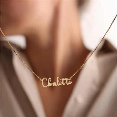 Set Personalized  Name Woman Necklace  letter Jewelry Gifts KENNRICK