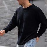 Men's Casual Long Sleeve Sweater HESAXY
