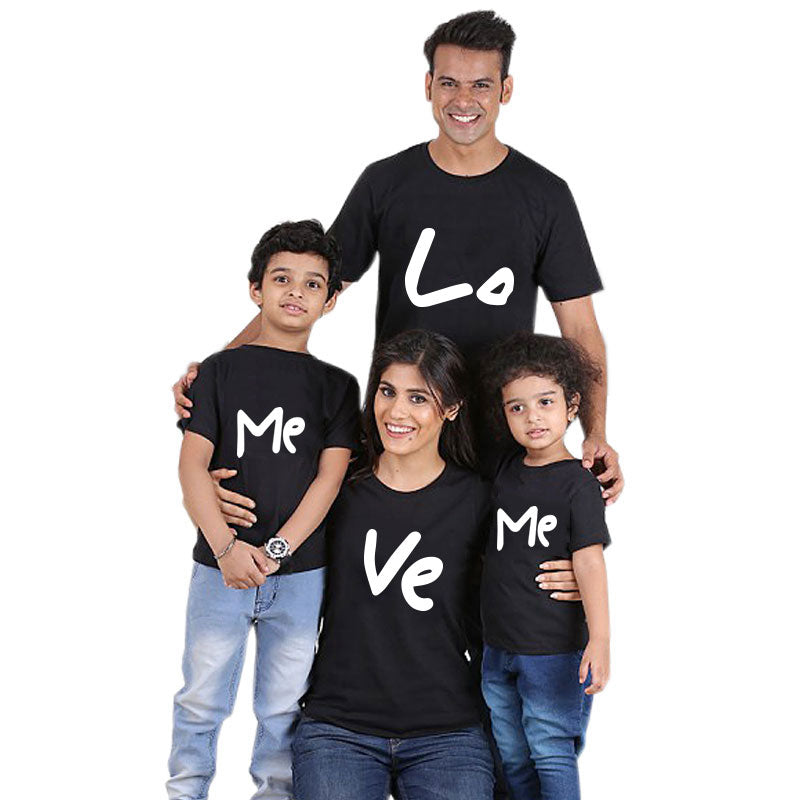 Family matching clothes mother father daughter son kids baby T-shirt KENNRICK