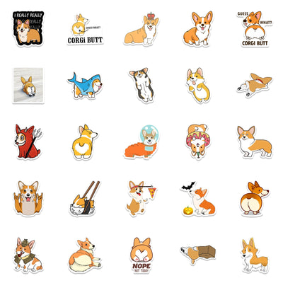 50PCS Dog Animal Stickers KENNRICK