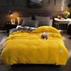 Soft Warm Double-sided Coral Velvet Quilt Bed Cover Flannel Thickening Warm Duvet Bedding Cover KENNRICK