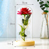 Valentines Day Gift Girlfriend Eternal Rose LED Light Foil Flower Mothers Day Wedding favors Bridesmaid Gift KENNRICK