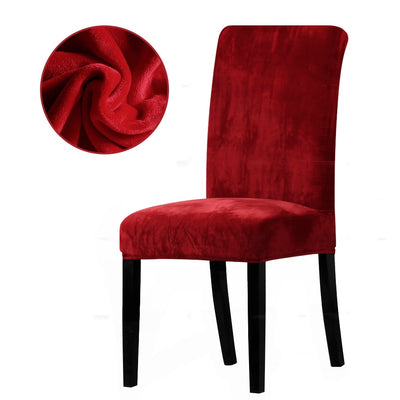 1/2/4/6 Pieces Real Velvet Fabric Super Soft Chair Cover KENNRICK
