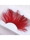 1 pairs Dark 3D thick winged natural long false eyelashes KENNRICK