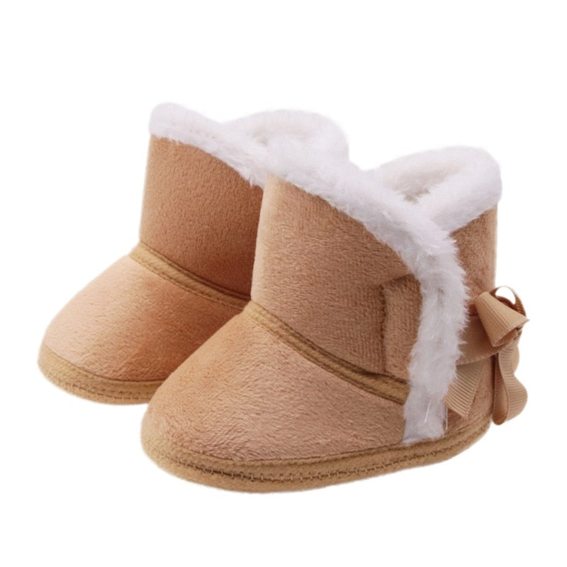 Warm Newborn Toddler Boots baby Girls Boys Soft Sole Fur Snow Boots Shoes KENNRICK