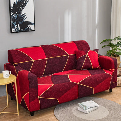 Four Season Geometric Elastic Sofa Cover KENNRICK
